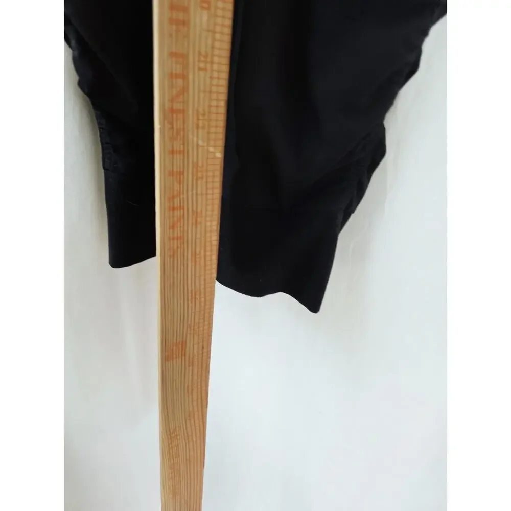 Athleta Attitude Pants‎ Women's Size 8 Black Jogger Athleisure Ruched Pockets